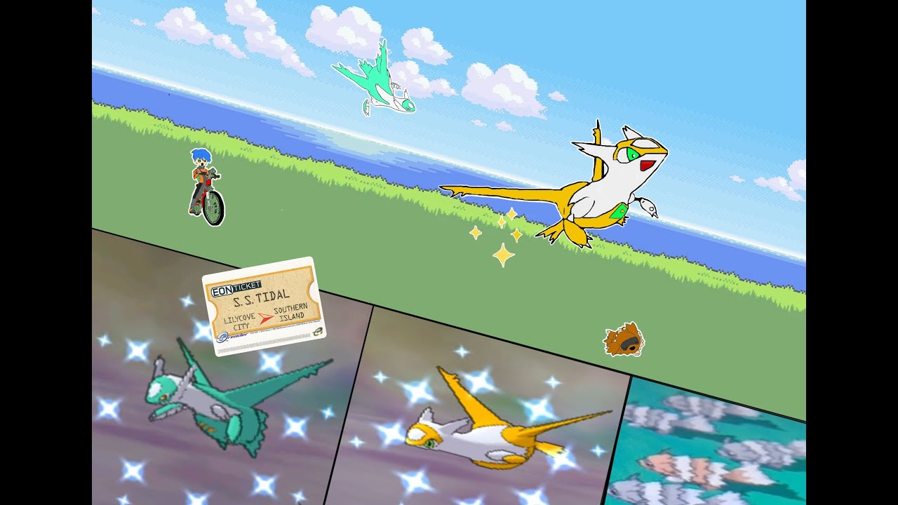 SO shiny huntest du latias & latios.