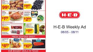 H-E-B Weekly Ad 08/05 - 08/11