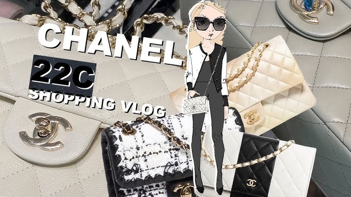 Chanel Small Classic Flap Grey 22C