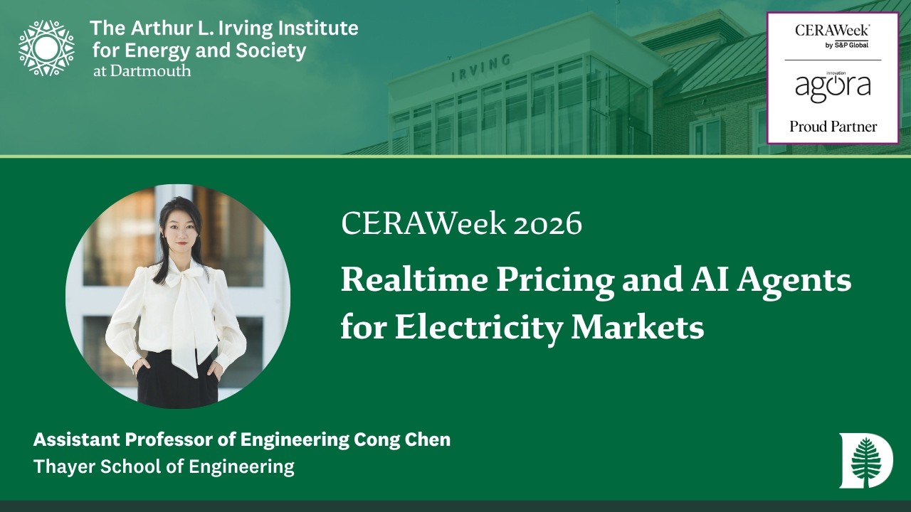 CERAWeek: Assistant Professor of Engineering Cong Chen | Realtime Pricing & AI Agents