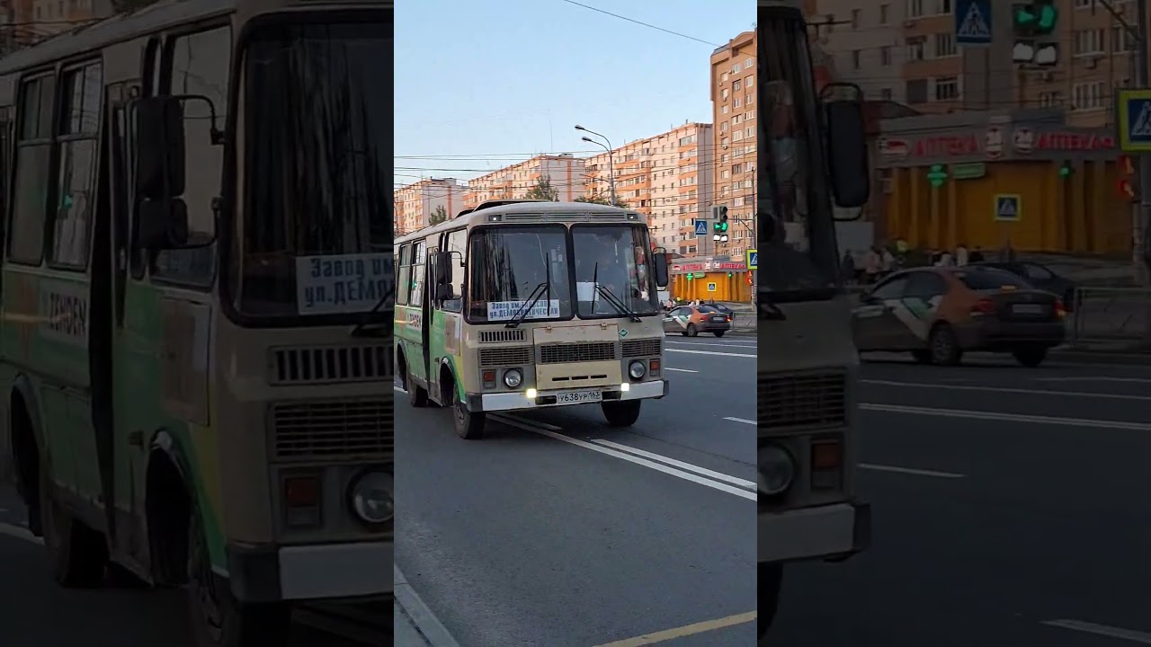 Автобус ПАЗ по бесплатному компенсационному маршруту в г. Самара 