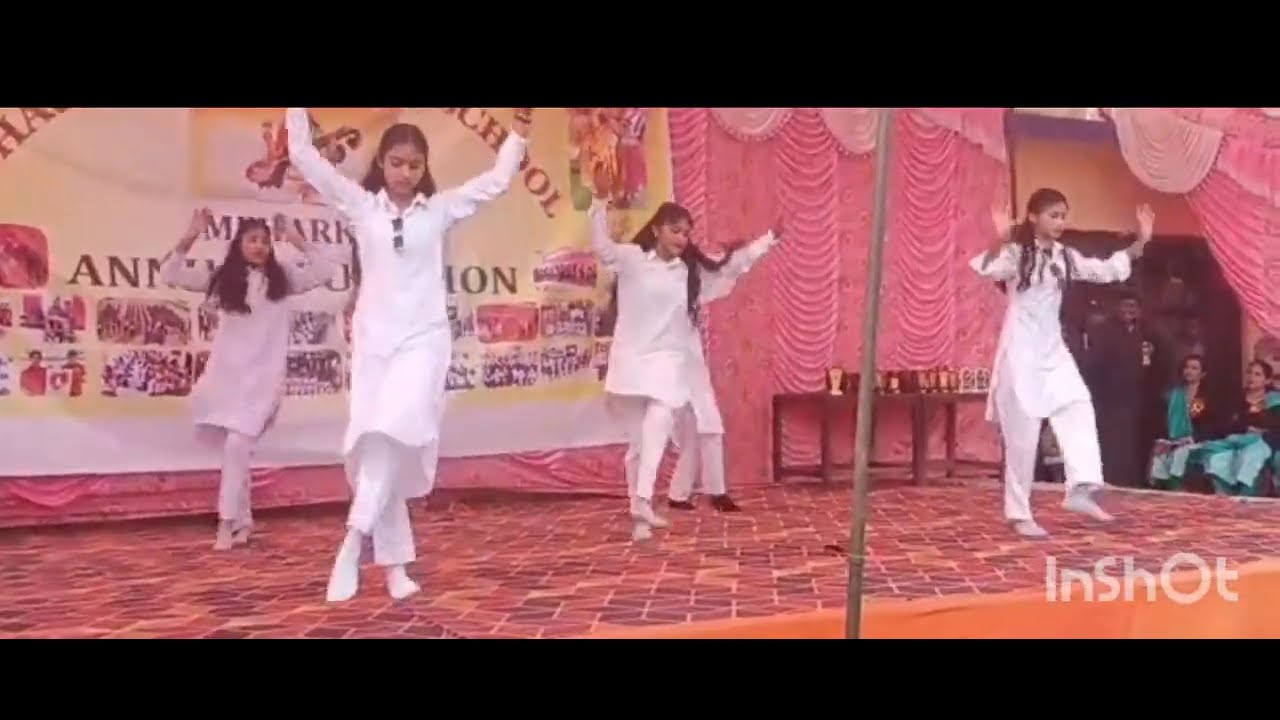 Dance performance by 9th class girls 👏#dance #school #shorts #shortvideo 