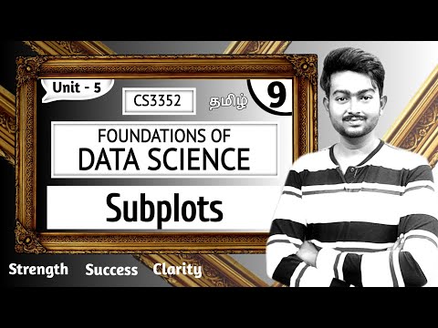Subplots in Tamil | Foundations of Data Science in Tamil | Unit 5 | CS3352 in Tamil