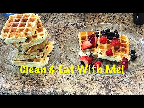 clean-&-eat-with-me-f-factor-waffles-|-go10lisa-vlogs-∞-2019