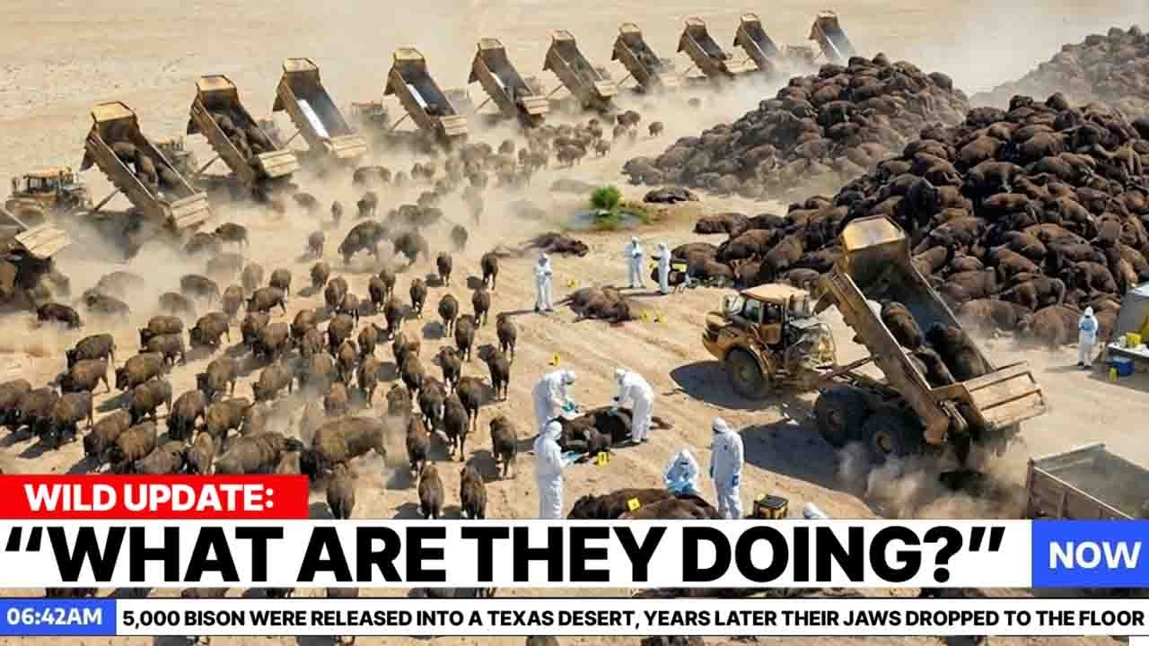 5,000 Bison Were Released Into a Texas Desert, Years Later Their Jaws Dropped to the Floor