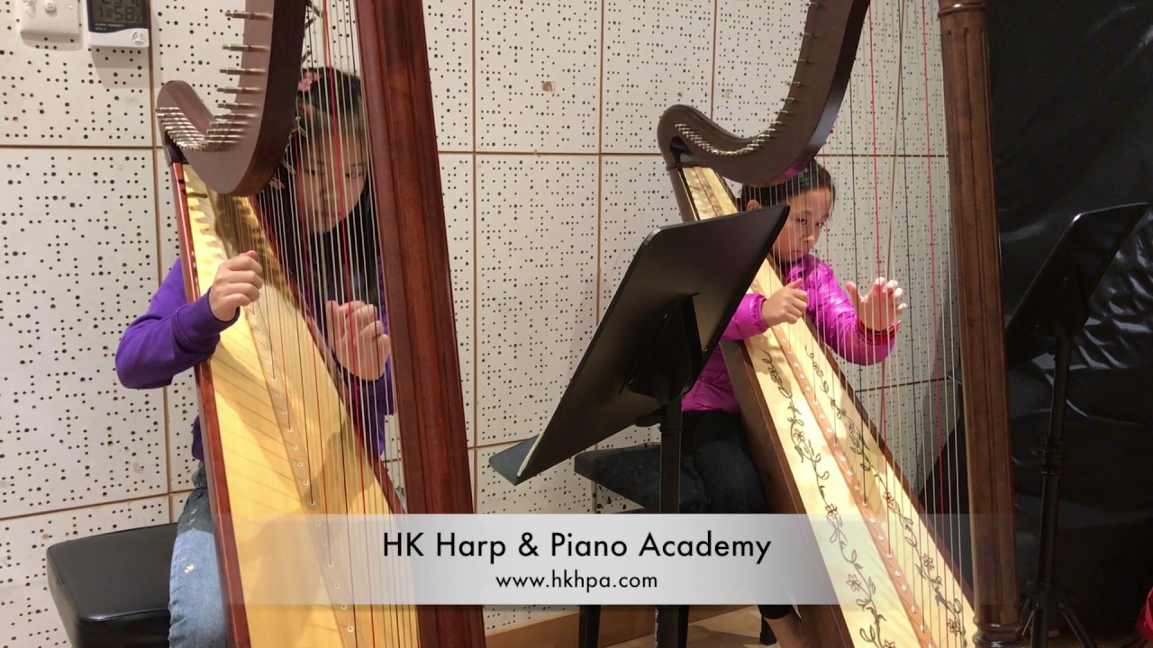 HK Harp & Piano Academy - Twelve Days of Christmas (Student Harp Duet)