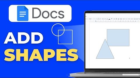 How to add shapes in Google Docs