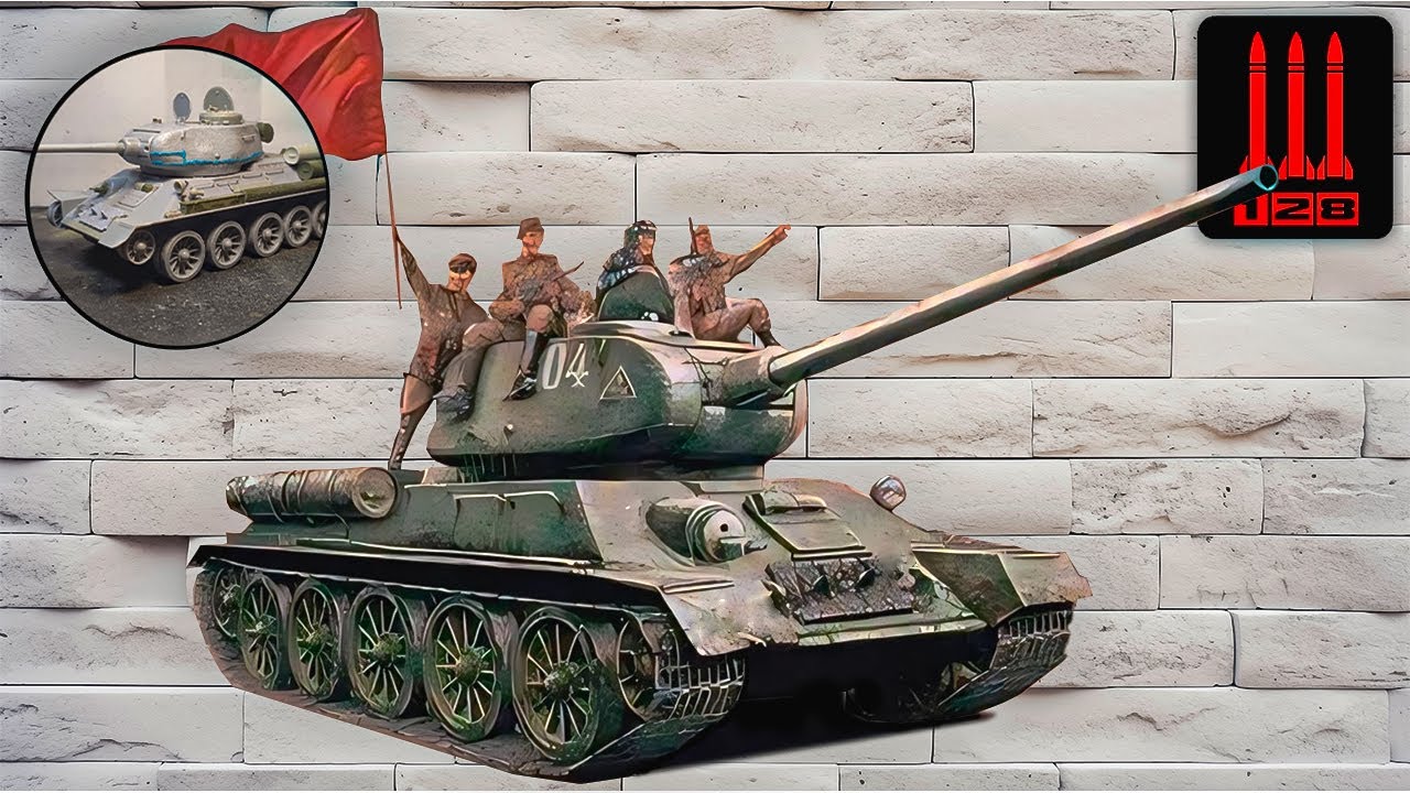 Т-34/85 DRAGON 1/35 | 128