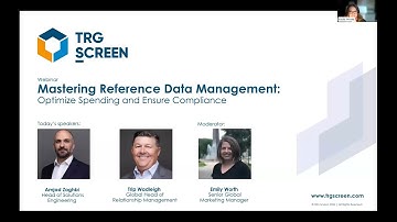 Webinar | Mastering Reference Data Management: Optimize Spending and Ensure Compliance