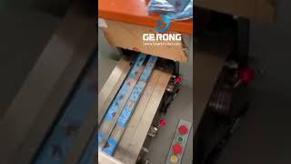 Geschenkkarten Paging Zählung High Speed Fütterungs Fließtasche Verpackungsmaschine Test Video