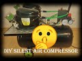 Silent Kompressor Eigenbau mit Kühlschrank Kompressoren - DIY Air Compressor