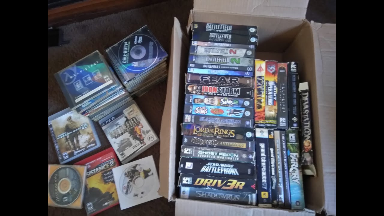 What's in the Box PC Games Collection I Still have tones of old games