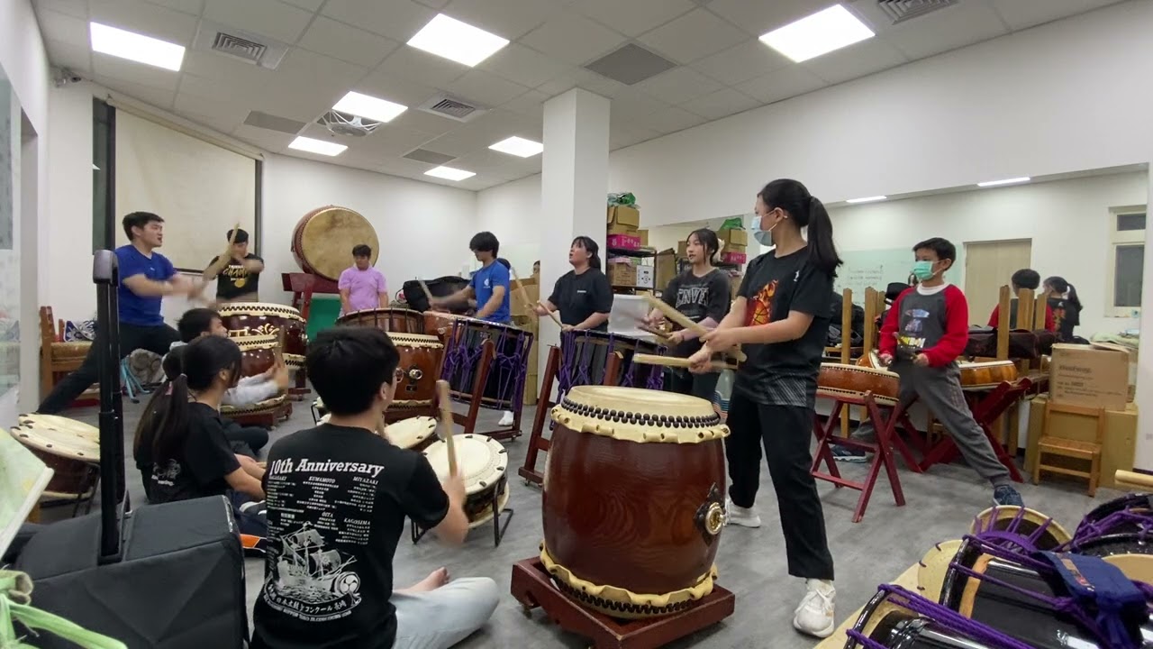「泰山囃子」 ｜例行練習 【泰山太鼓團 澄、彤、旭組-合同練習】