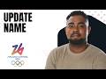Update Your Profile Name in Olympic Games App – Easy Tutorial