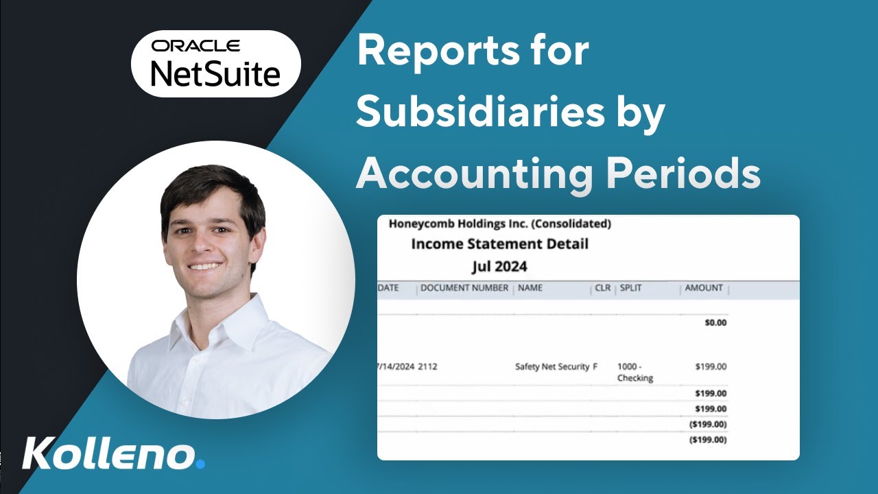 NetSuite Tutorial | Running Reports for Subsidiaries with Different ...