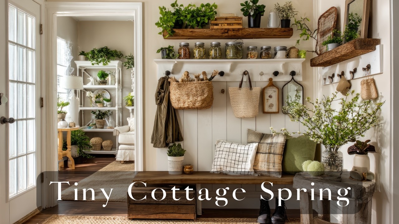 Spring Refresh for a Tiny Cottage 🌿| Cozy Rustic Vintage Farmhouse ...