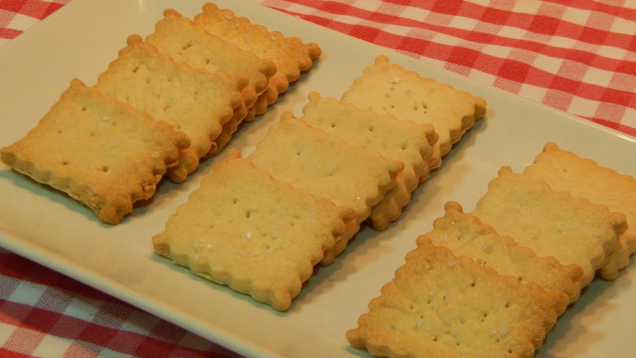 Receta galletas saladas tipo Crackers