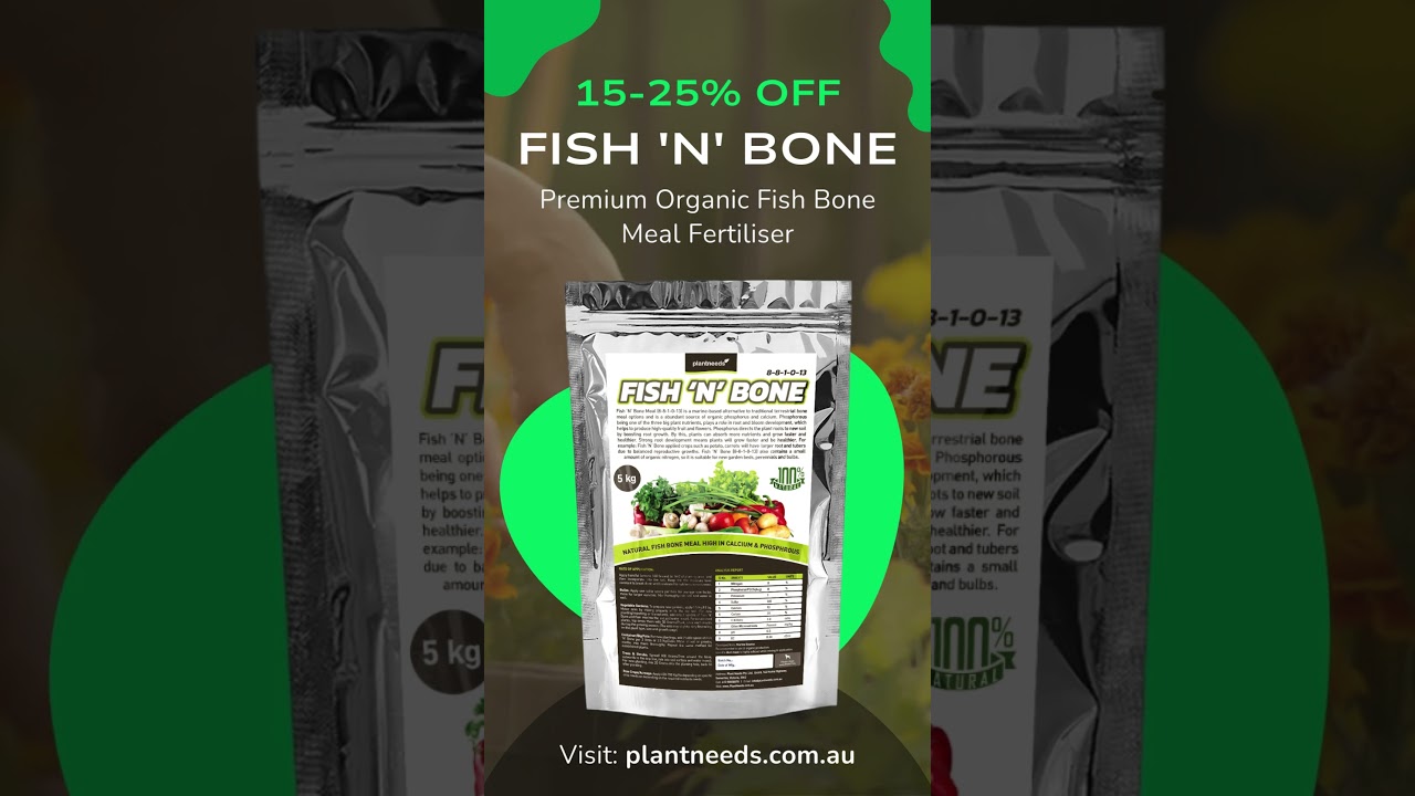 15-25% off on the 5 kg variant of Fish 'N' Bone - Fish Bone Meal Fertiliser 