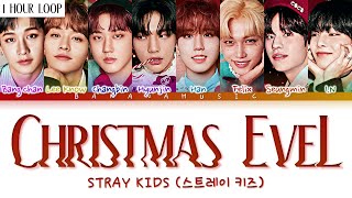 [1 Hour Loop] Stray Kids 'Christmas EveL' Lyrics (Color Coded Lyrics)