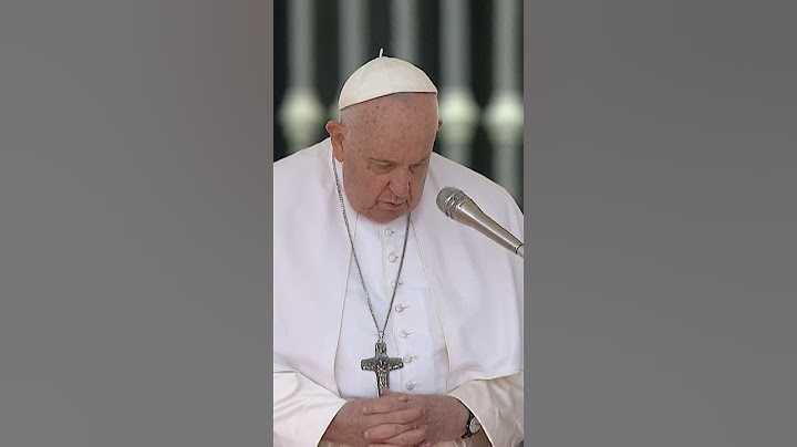 La benedizione di #papafrancesco al termine dell'Udienza Generale #shorts