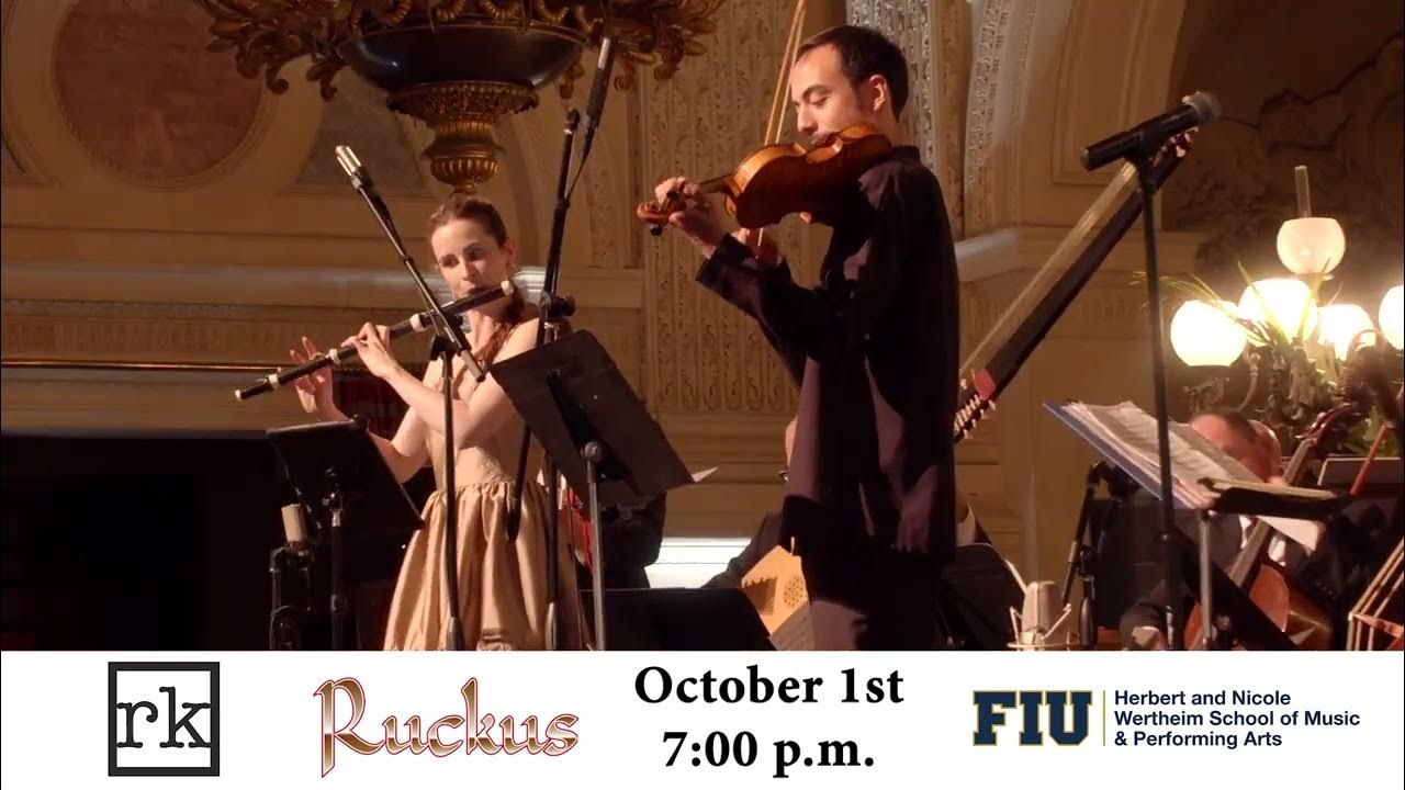 Ruckus in concert, October 1, 2022 with guest Emi Ferguson (Flutist