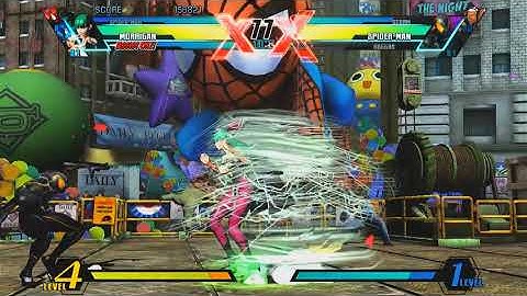 Ultimate Marvel VS Capcom 3 Felicia Morrigan Spider Man request