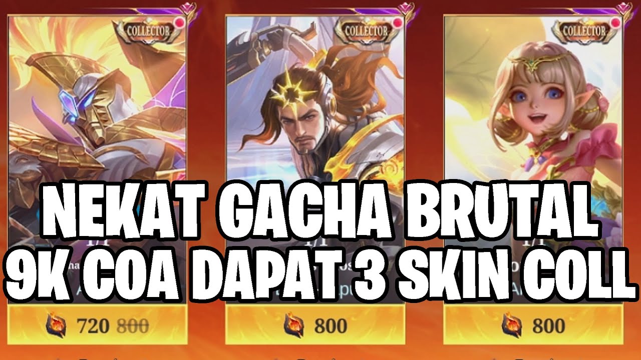 KATANYA BISA DAPAT SKIN COLLECTOR LANGSUNG DI GACHA! YUK KITA TEST GACHA BRUTAL-EXQUISITE COLLECTION