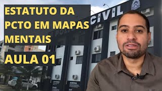 Estatuto da PCTO Policia Civil do Tocantins em MAPAS MENTAS AULA 01
