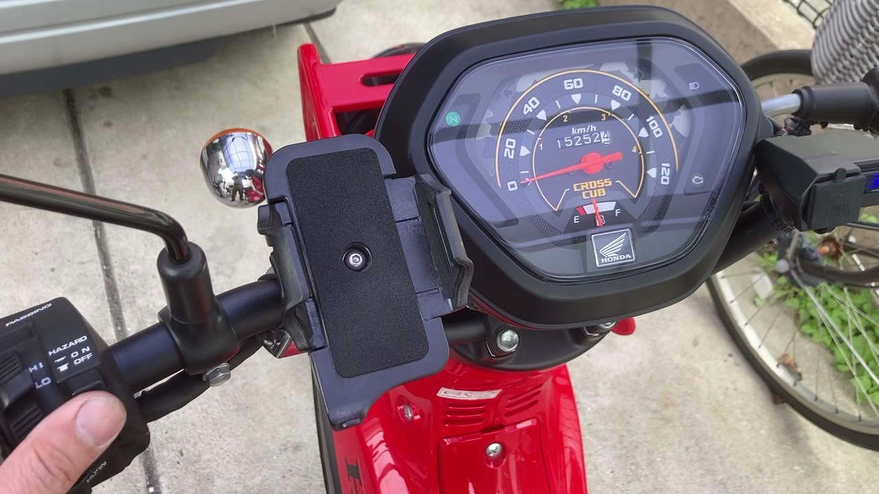 クロスカブ(JA45)にNSR250R(MC28)の左ハンドルスイッチ移植 