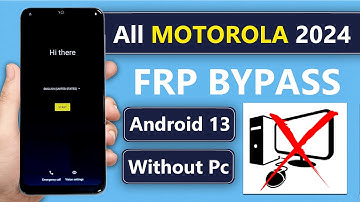2024 NEW: MOTOROLA FRP BYPASS/ GOOGLE LOCK BYPASS ANDROID 13 WITHOUT PC [NO TALKBACK/ NO MAPS] 100%✅