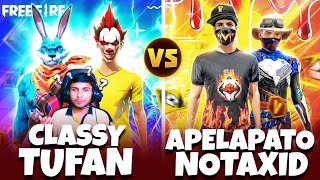 Apelapato + Notaxid vs Nonstop Gaming + NXT Classy 🔥 | 🇧🇷 ❤️ 🇮🇳 | Legendary Match - Free Fire