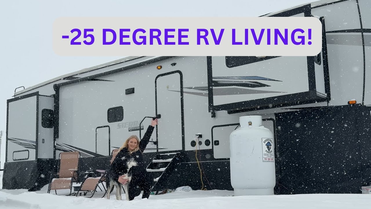 ⁣HOW TO SURVIVE SEVERE WINTER WEATHER IN YOUR RV!