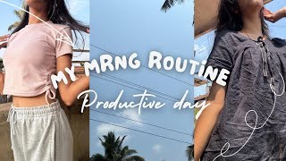 MY MORNING ROUTINE || PRODUCTIVE DAY || SKINCARE, SELFCARE, HEALTHY BREAKFAST 🎀