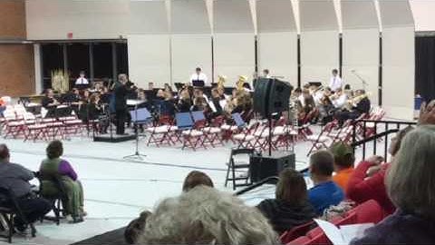 GCHS Wind Ensemble 2017 at UVA Wise song #2