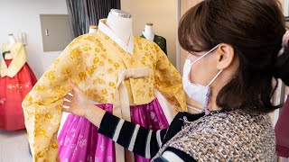 Процесс изготовления корейского национального платья «ханбок»