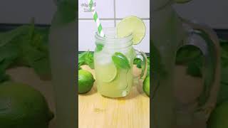 موهيتو ليمون ونعناع صحي  Healthy lemon mint mojito