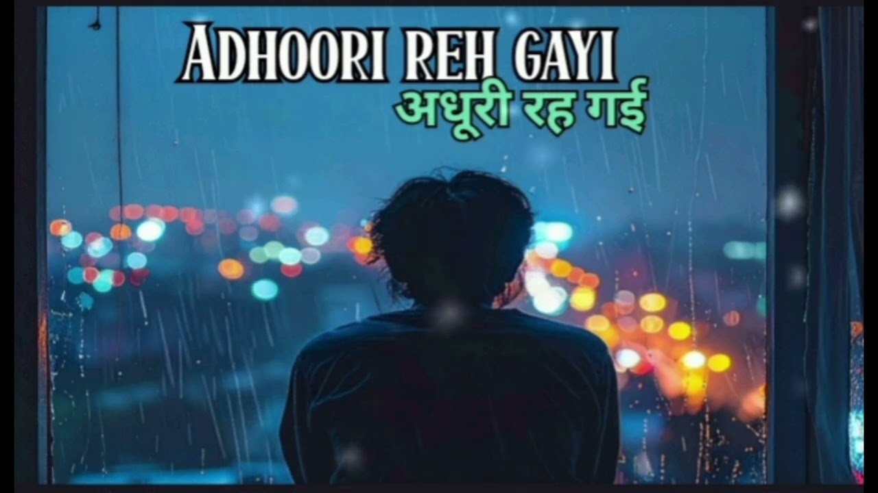 Adhoori Reh Gayi – Sad Lofi Song | Broken Heart Feelings | Hindi Sad Song 2025
