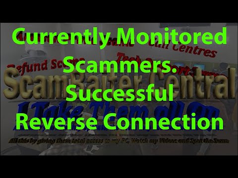 Successful RAT Transfer this is the accompanying Reverse connection to this scammers PC.