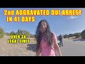 Bodycam DUI Arrest - Drunk 25-Year-Old Gets 2nd Aggravated DUI Arrest in 41 Days