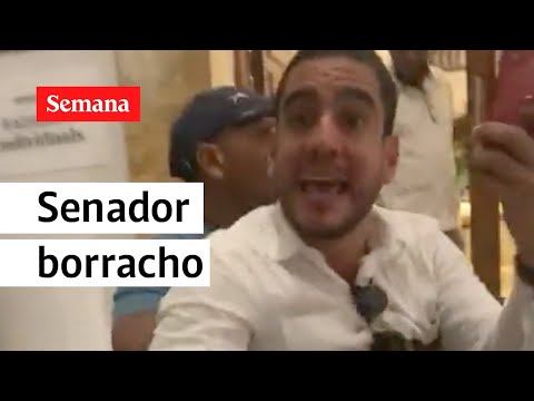 Senador borracho insulta a policía | Videos Semana