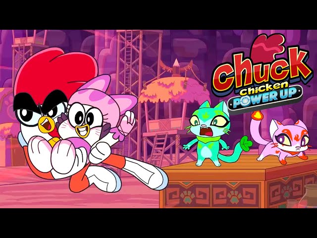 Chuck Chicken Power Up 🔥 Special Edition ⚡ Best Superhero Cartoons | Chuck Chicken Cartoons class=