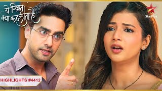 Armaan ne di Abhira ko warning! |Ep.4412|Latest|Yeh Rishta Kya Kehlata Hai|Mon-Sun|9:30PM