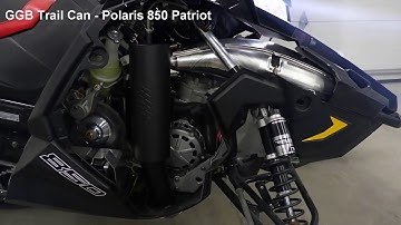 2019 Polaris 850 Patriot GGB Exhaust Full Lineup Compared to Stock