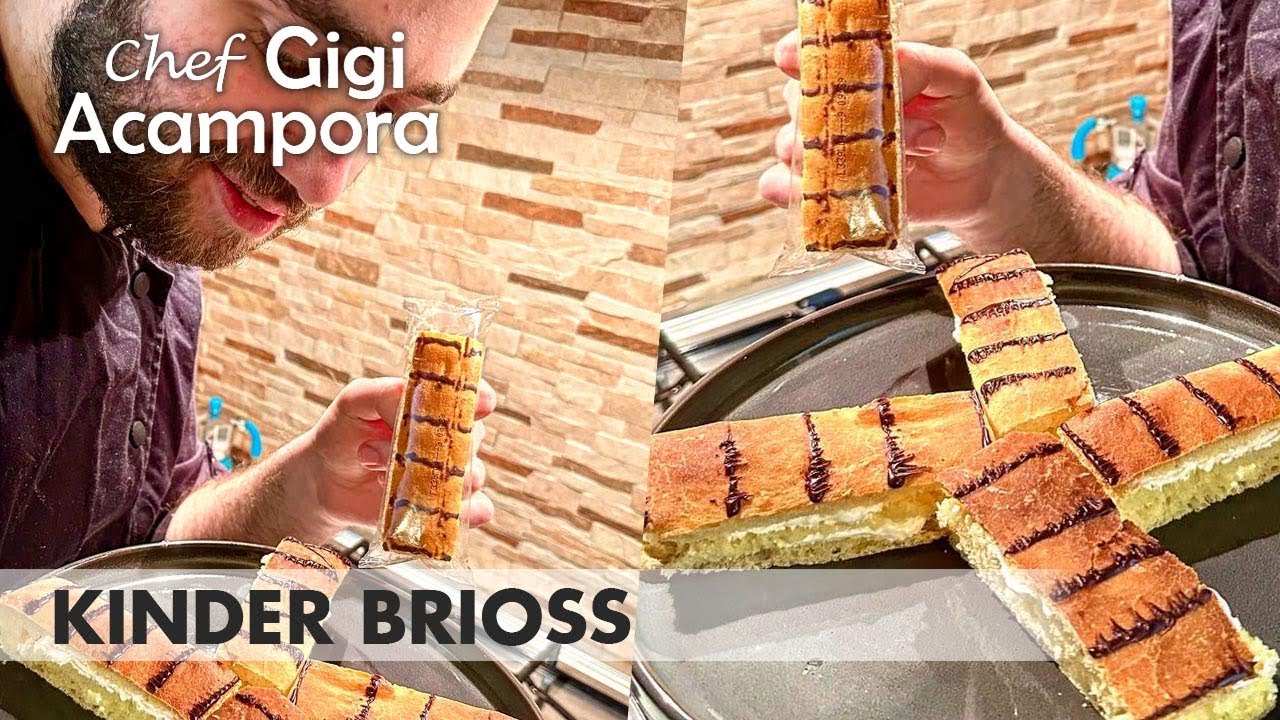 Kinder Brioss Fatte in Casa ricetta facile #kinder #ricetta #cucina #foodie #kinderbrioss