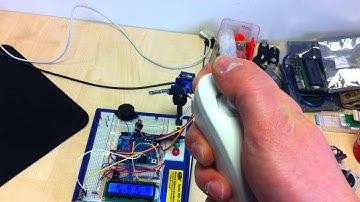 Arduino with Wii nunchuck + xy servos and some beep