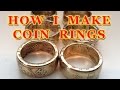 How to make coin rings (short version) - Double Sided Coin Ring - How I do it