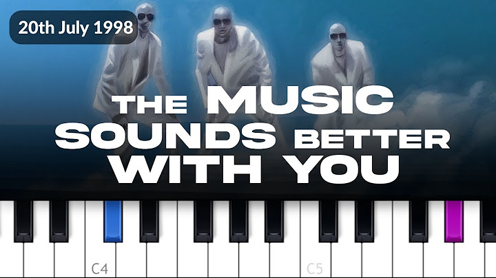 Music Sounds Better with You Piano version - Piano performance video thumbnail