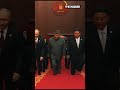 Владимир Путина и Ким Чен Ын посетили военный парад в Китае #shorts