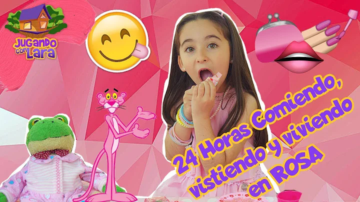24 horas comiendo, vistiendo y viviendo en rosa.