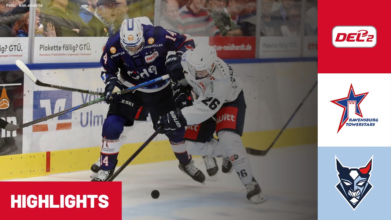 DEL2: Ravensburg Towerstars vs. Blue Devils Weiden | Highlights - 2. Spieltag